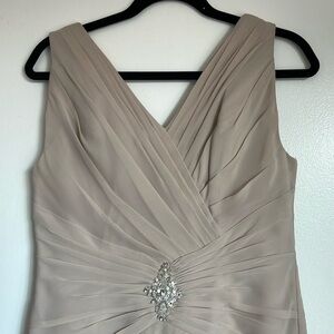 JOVANI champagne dress